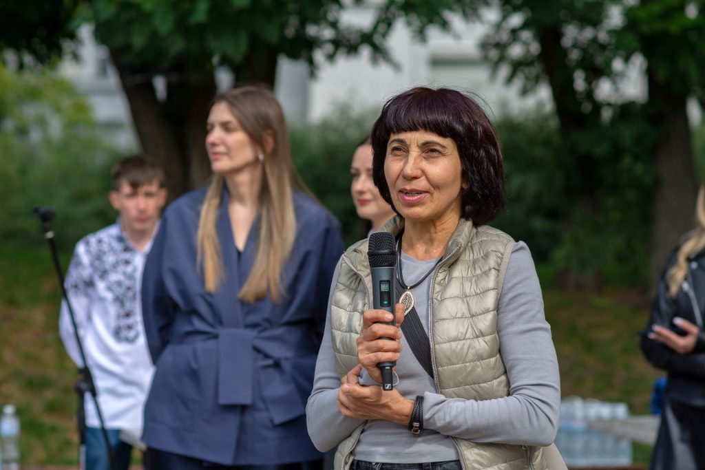 Представники мистецького середовища, культурних інституцій, активісти на відкритті “Меморіалу Архипа Куїнджі”
